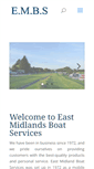 Mobile Screenshot of eastmidlandsboatservices.com