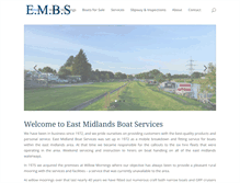 Tablet Screenshot of eastmidlandsboatservices.com